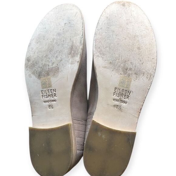 EILEEN FISHER Women’s Earth Tan Rich Suede Chelsea Bootie Size 8.5 - Picture 6 of 7